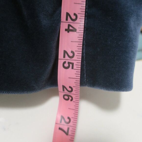 THEORY VELVET BLAZER BLUE GREY RUCHED single breast pocket LARGE lapel gather US - Picture 12 of 13